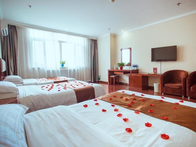 Greentree Inn Hebei Zhangjiakou Zhangbei Caoyuantian Rd Zhangku Avenue Express Hotel Exterior photo