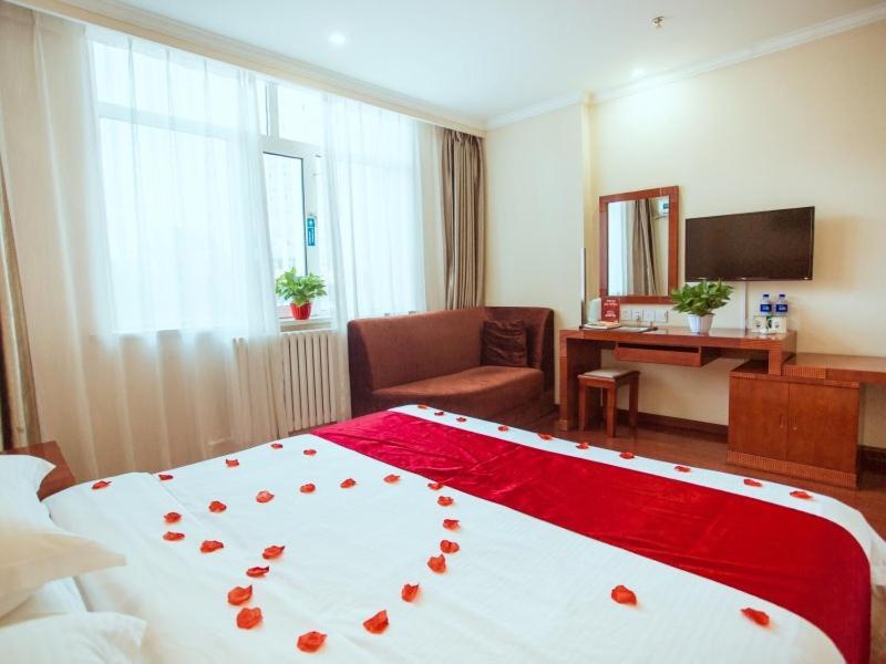 Greentree Inn Hebei Zhangjiakou Zhangbei Caoyuantian Rd Zhangku Avenue Express Hotel Exterior photo